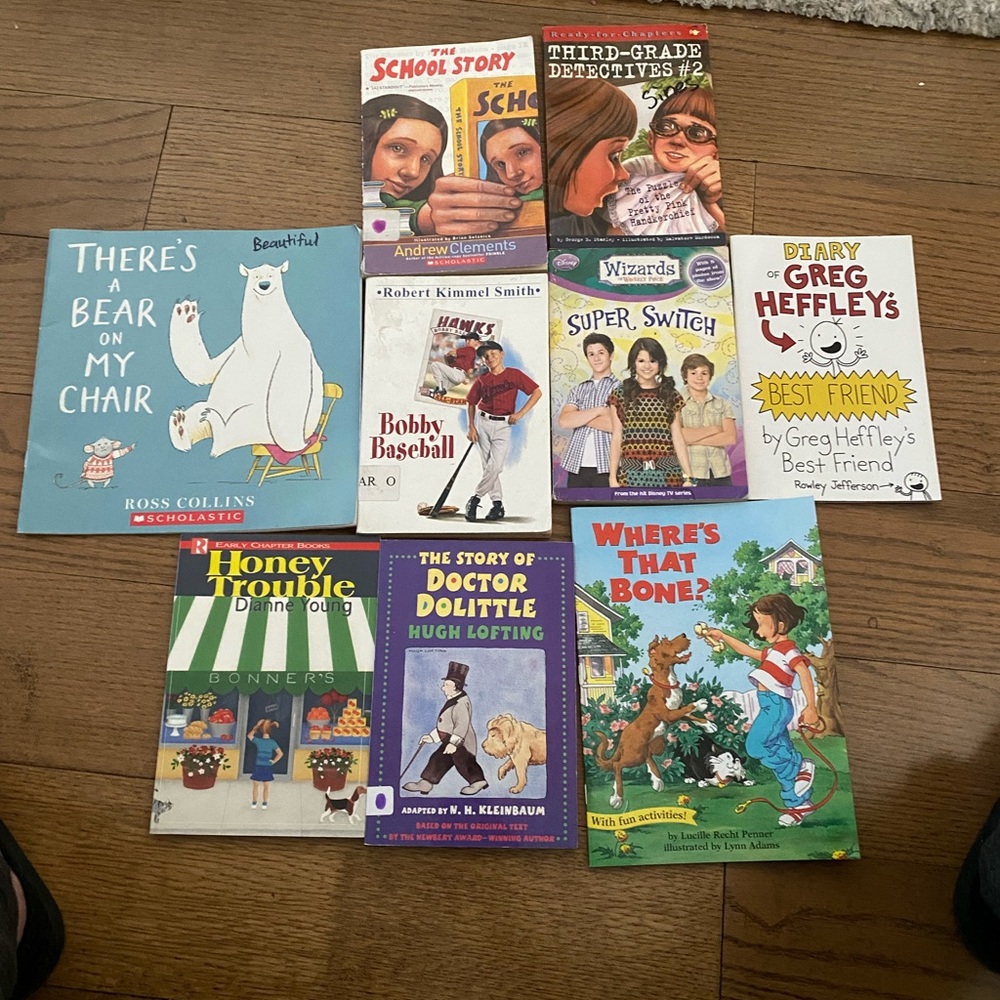 10 BOOKS Children's Book Lot - Colorful Picture & Early Reader Mix